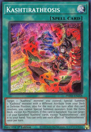 Kashtiratheosis [PHHY-EN058] Secret Rare – Card Brawlers