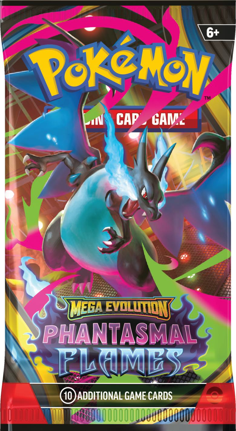 Pokemon - Phantasmal Flames - Booster Pack Card Brawlers Pokemon - Phantasmal Flames - Booster Pack Card Brawlers