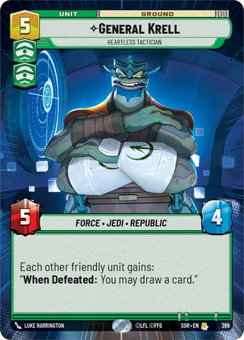 General Krell - Heartless Tactician (Hyperspace) (369) [Spark of Rebellion] - Card Brawlers | Quebec | Canada | Yu-Gi-Oh!