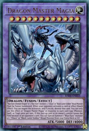 Dragon Master Magia (PUR) (RA04-EN055) Prismatic Ultimate Rare