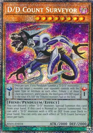 D/D Count Surveyor [RA05-EN034] Starlight Rare