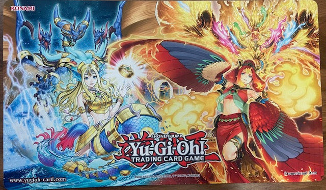Yugioh Official Mermail/Atlantean + Fire King playmat | Card Brawlers Yugioh Official Mermail/Atlantean + Fire King playmat | Card Brawlers