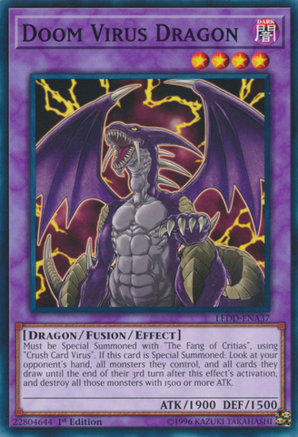 Doom Virus Dragon [LEDD-ENA37] Common - Card Brawlers | Quebec | Canada | Yu-Gi-Oh!
