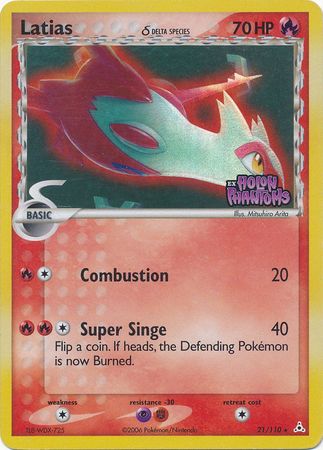 Latias (21/110) (Delta Species) (Stamped) [EX: Holon Phantoms] – Card  Brawlers