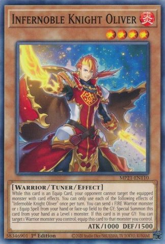 Infernoble Knight Oliver [MP21-EN110] Common - Card Brawlers | Quebec | Canada | Yu-Gi-Oh!