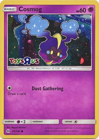 Cosmog (64/149) (Toys R Us Promo) [Sun & Moon: Base Set] – Card Brawlers