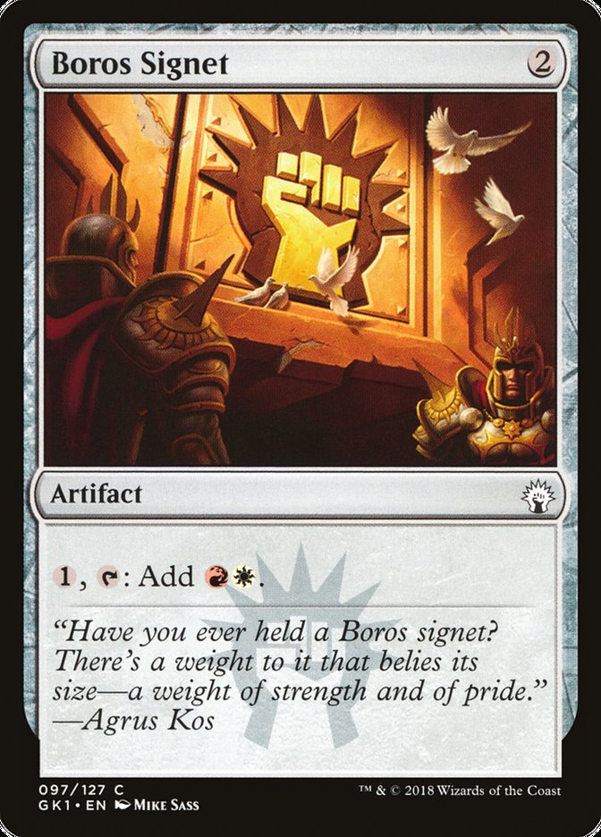 Boros Signet [Guilds of Ravnica Guild Kit] - Magic: The Gathering - Card Brawlers | Quebec | Canada |