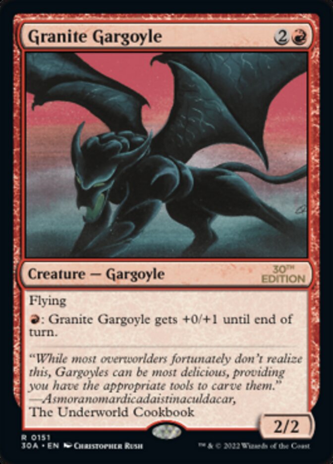 Granite Gargoyle [30th Anniversary Edition] - Magic: The Gathering - Card Brawlers | Quebec | Canada |