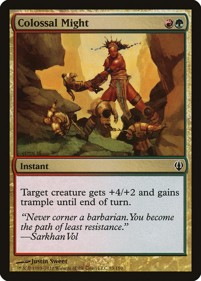 Colossal Might [Archenemy] - Magic: The Gathering - Card Brawlers | Quebec | Canada |