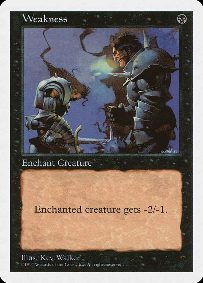 Weakness [Fifth Edition] - Magic: The Gathering - Card Brawlers | Quebec | Canada |