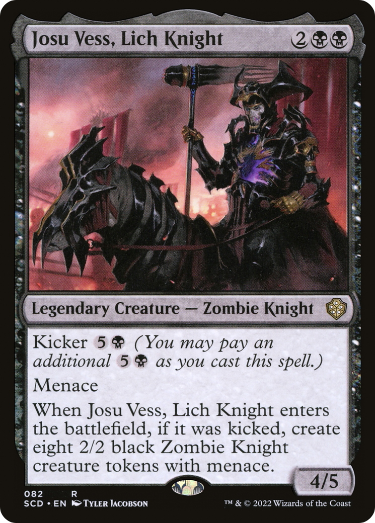 Josu Vess, Lich Knight [Starter Commander Decks] - Magic: The Gathering - Card Brawlers | Quebec | Canada |