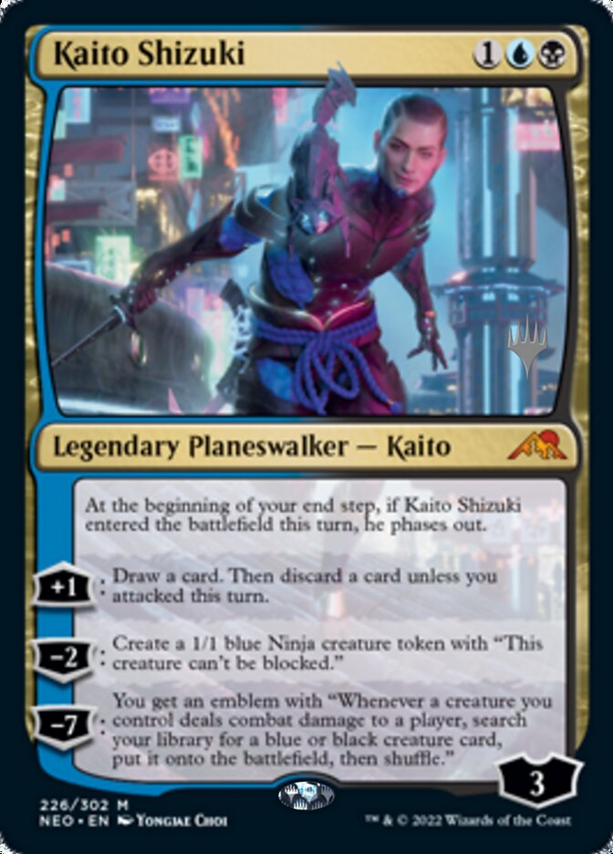 Kaito Shizuki (Promo Pack) [Kamigawa: Neon Dynasty Promos] - Magic: The Gathering - Card Brawlers | Quebec | Canada |