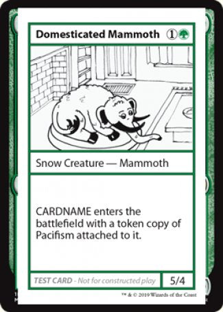 Domesticated Mammoth (2021 Edition) [Mystery Booster Playtest Cards] - Magic: The Gathering - Card Brawlers | Quebec | Canada |