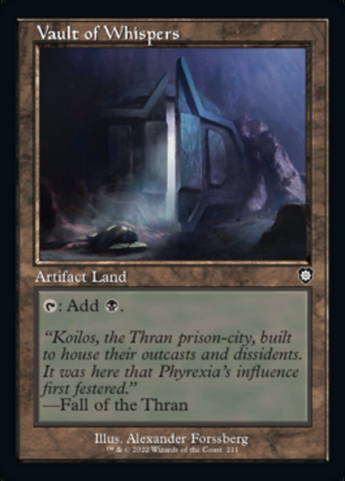 Vault of Whispers (Retro) [The Brothers' War Commander] - Magic: The Gathering - Card Brawlers | Quebec | Canada |