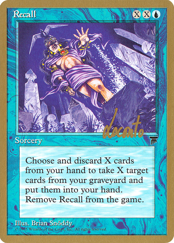Recall (Michael Loconto) [Pro Tour Collector Set] - Magic: The Gathering - Card Brawlers | Quebec | Canada |