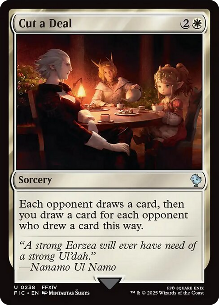 Cut a Deal [FINAL FANTASY Commander] - Magic: The Gathering - Card Brawlers | Quebec | Canada |