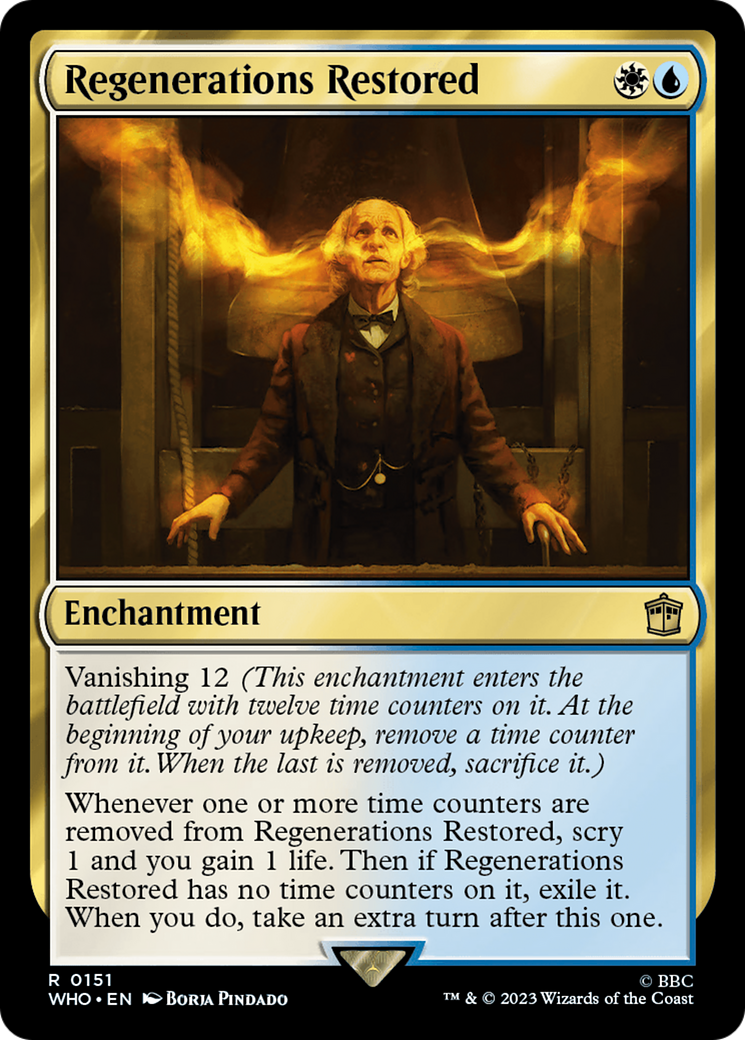 Regenerations Restored [Doctor Who] - Magic: The Gathering - Card Brawlers | Quebec | Canada |