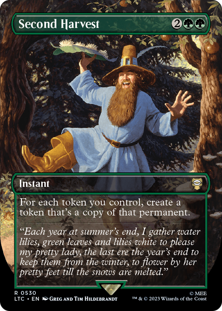 Second Harvest (Borderless) [The Lord of the Rings: Tales of Middle-Earth Commander] - Magic: The Gathering - Card Brawlers | Quebec | Canada |