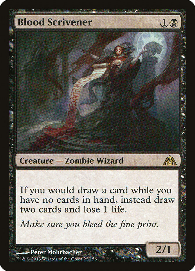 Blood Scrivener [Dragon's Maze] - Magic: The Gathering - Card Brawlers | Quebec | Canada |