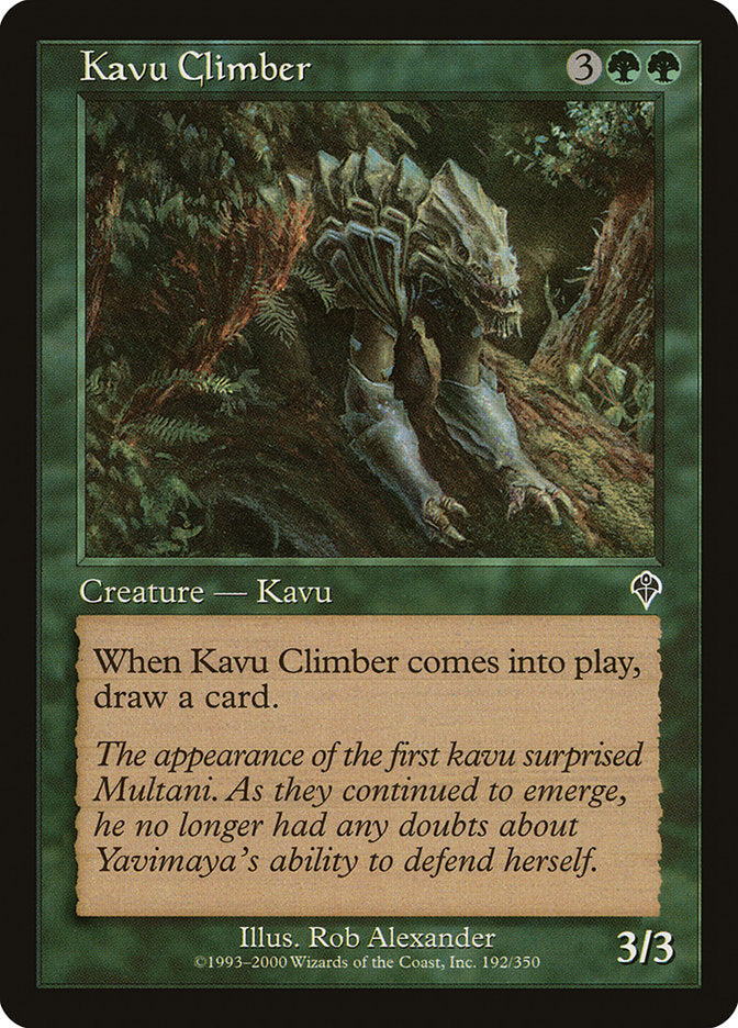 Kavu Climber [Invasion] - Magic: The Gathering - Card Brawlers | Quebec | Canada |