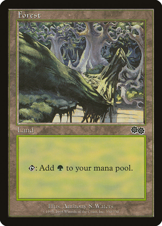 Forest (350) [Urza's Saga] - Magic: The Gathering - Card Brawlers | Quebec | Canada |