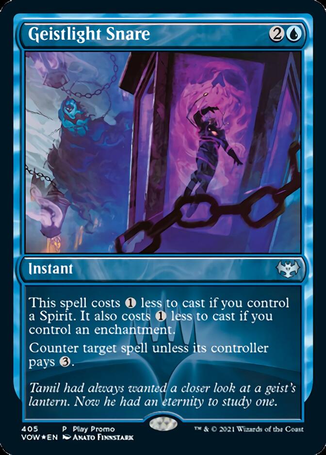 Geistlight Snare (Play Promo) [Innistrad: Crimson Vow] - Magic: The Gathering - Card Brawlers | Quebec | Canada |
