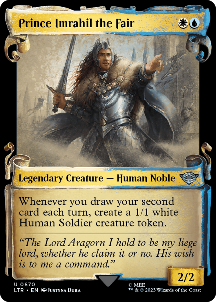Prince Imrahil the Fair [The Lord of the Rings: Tales of Middle-Earth Showcase Scrolls] - Magic: The Gathering - Card Brawlers | Quebec | Canada |