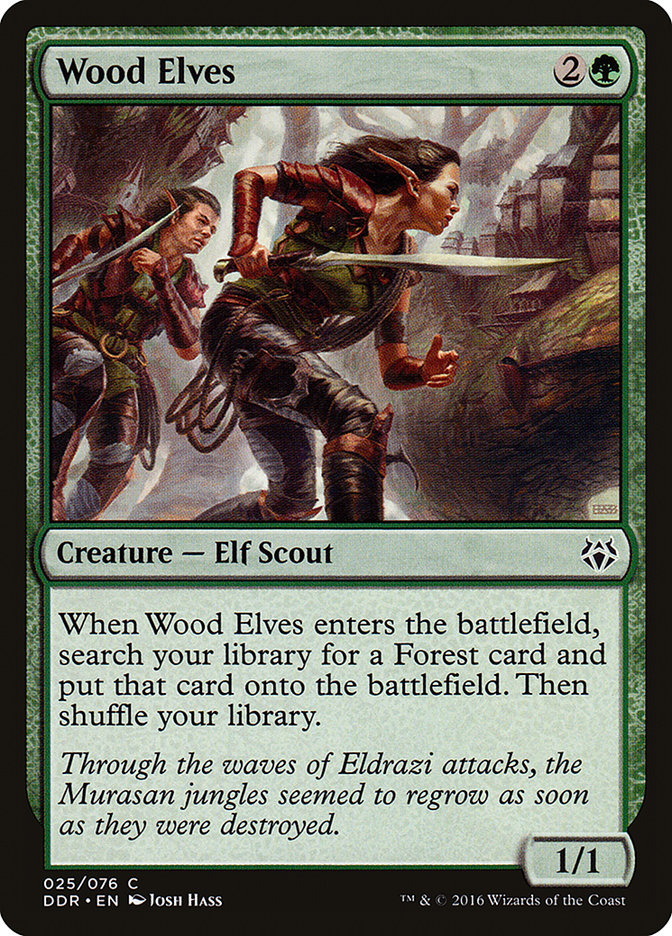 Wood Elves [Duel Decks: Nissa vs. Ob Nixilis] - Magic: The Gathering - Card Brawlers | Quebec | Canada |