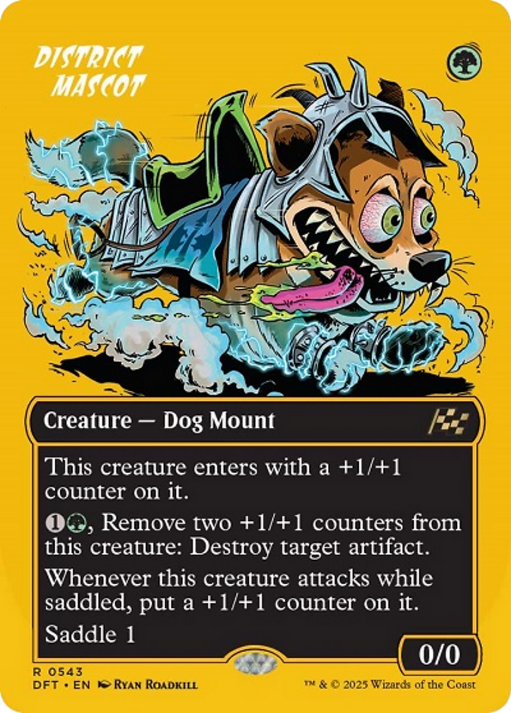 District Mascot (Borderless) (First-Place Foil) [Aetherdrift] - Magic: The Gathering - Card Brawlers | Quebec | Canada |