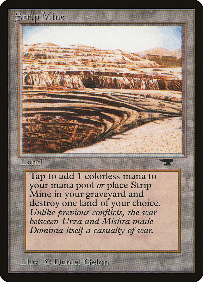 Strip Mine (Sloped Horizon) [Antiquities] - Magic: The Gathering - Card Brawlers | Quebec | Canada |