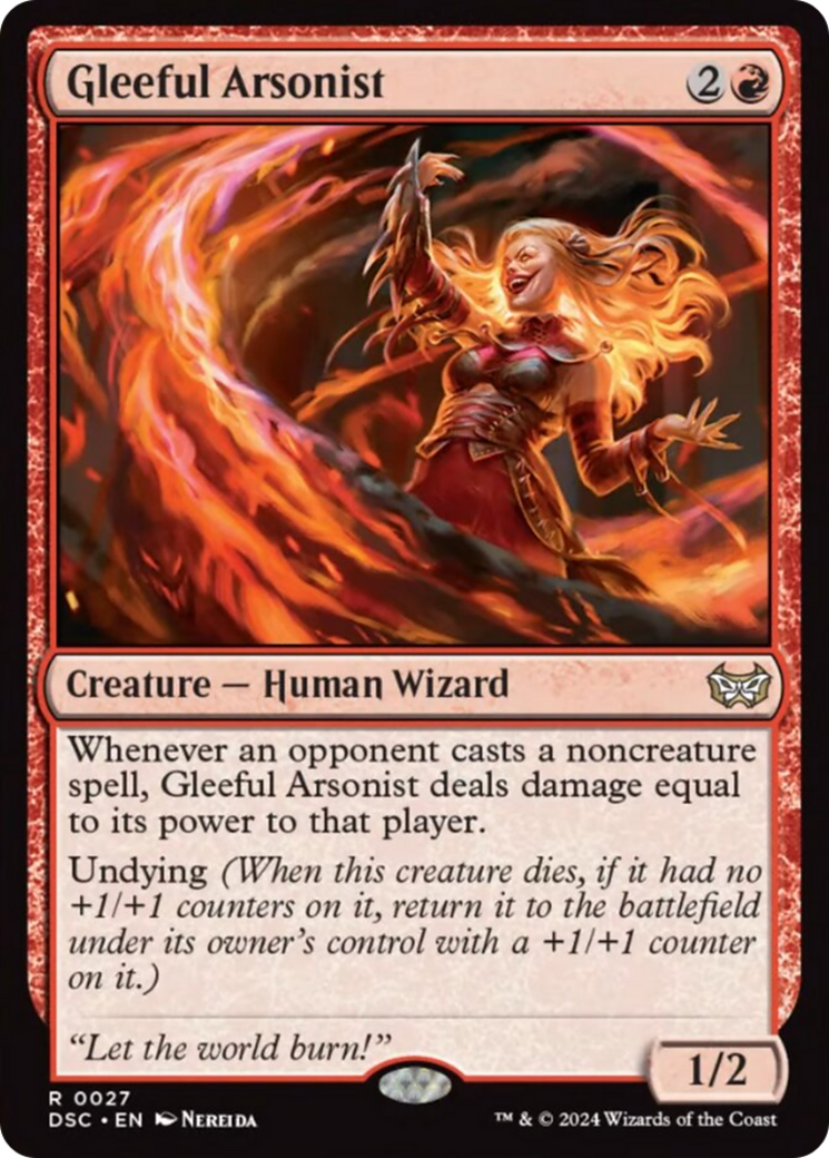 Gleeful Arsonist [Duskmourn: House of Horror Commander] - Magic: The Gathering - Card Brawlers | Quebec | Canada |