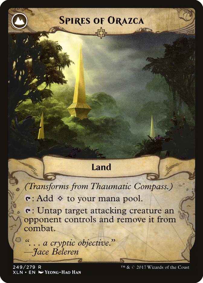 Thaumatic Compass // Spires of Orazca [Ixalan] - Magic: The Gathering - Card Brawlers | Quebec | Canada |