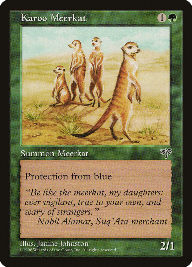 Karoo Meerkat [Mirage] - Magic: The Gathering - Card Brawlers | Quebec | Canada |