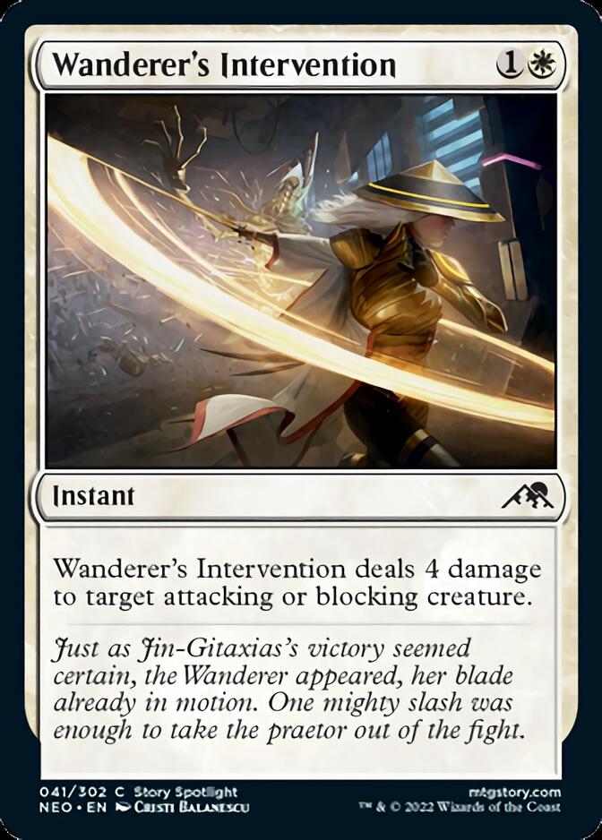Wanderer's Intervention [Kamigawa: Neon Dynasty] - Magic: The Gathering - Card Brawlers | Quebec | Canada |