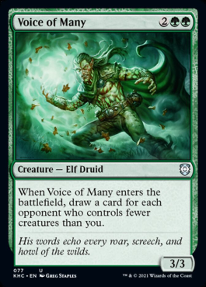 Voice of Many [Kaldheim Commander] - Magic: The Gathering - Card Brawlers | Quebec | Canada |