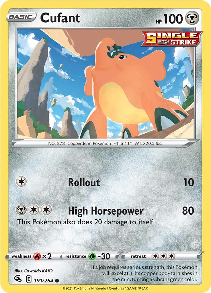 Cufant (191/264) [Sword & Shield: Fusion Strike] - Pokémon - Card Brawlers | Quebec | Canada |