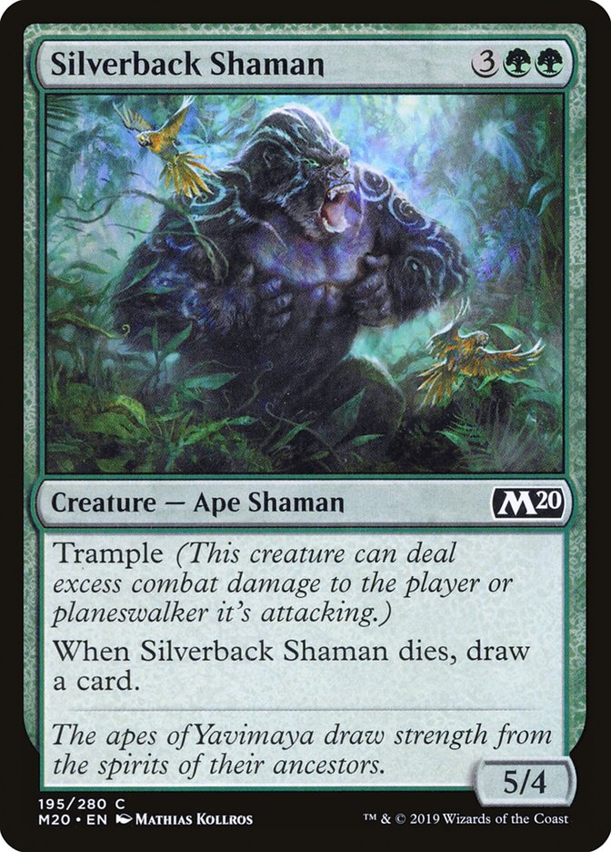Silverback Shaman [Core Set 2020] - Magic: The Gathering - Card Brawlers | Quebec | Canada |