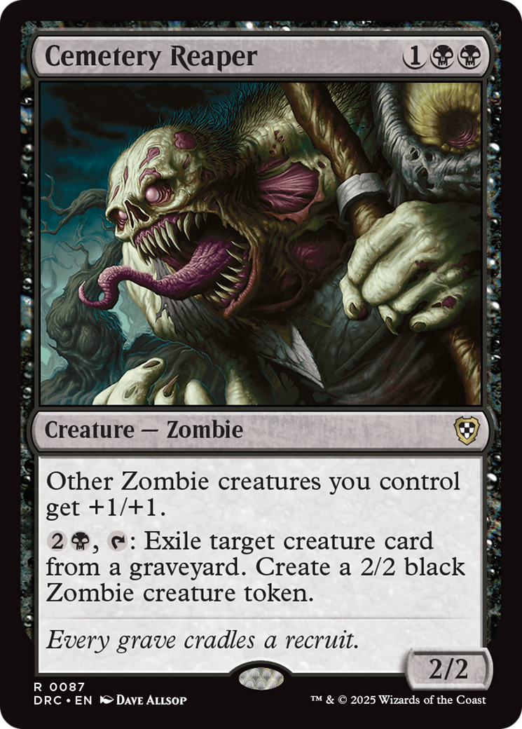 Cemetery Reaper [Aetherdrift Commander] - Magic: The Gathering - Card Brawlers | Quebec | Canada |