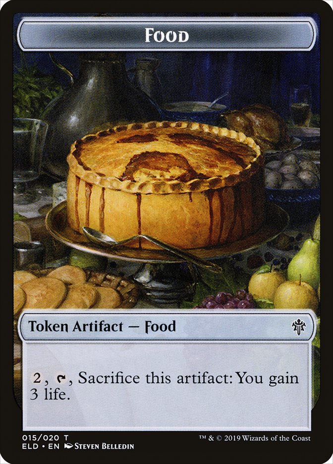 Mouse // Food (15) Double-Sided Token [Throne of Eldraine Tokens] - Magic: The Gathering - Card Brawlers | Quebec | Canada |