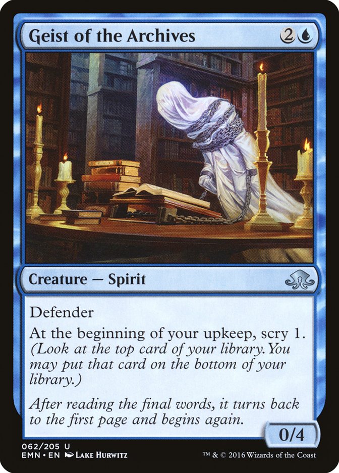 Geist of the Archives [Eldritch Moon] - Magic: The Gathering - Card Brawlers | Quebec | Canada |