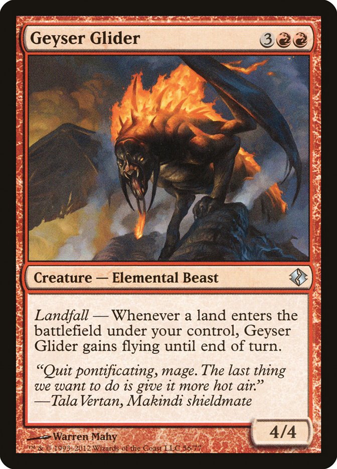 Geyser Glider [Duel Decks: Venser vs. Koth] - Magic: The Gathering - Card Brawlers | Quebec | Canada |
