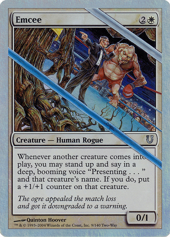 Emcee (Alternate Foil) [Unhinged] - Magic: The Gathering - Card Brawlers | Quebec | Canada |