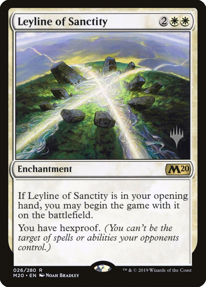 Leyline of Sanctity (Promo Pack) [Core Set 2020 Promos] - Magic: The Gathering - Card Brawlers | Quebec | Canada |