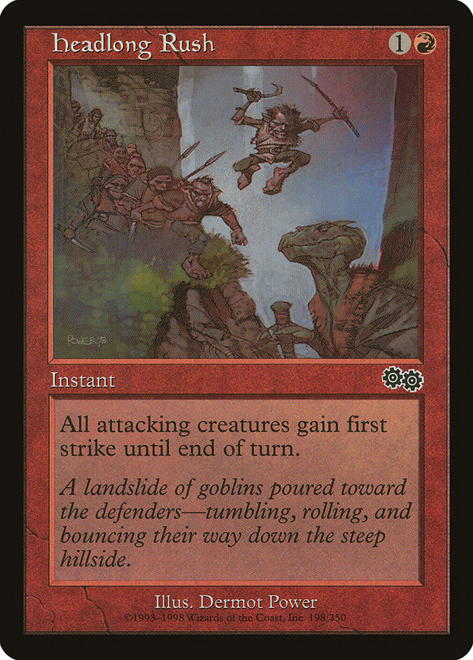 Headlong Rush [Urza's Saga] - Magic: The Gathering - Card Brawlers | Quebec | Canada |