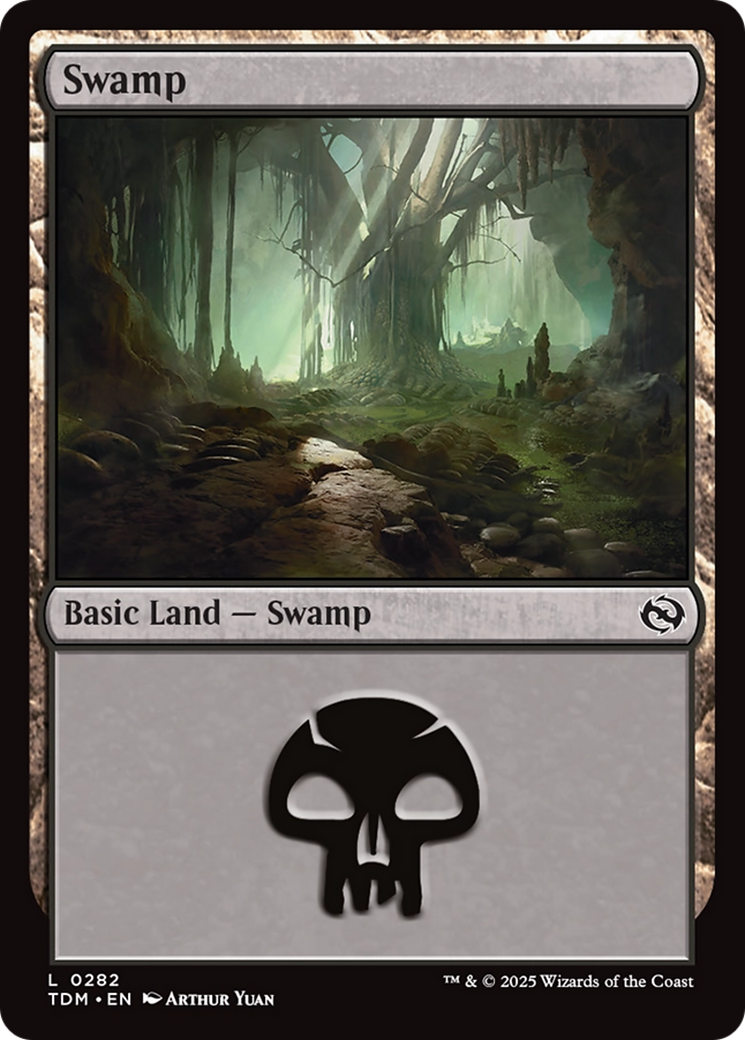 Swamp (0282) [Tarkir: Dragonstorm] - Magic: The Gathering - Card Brawlers | Quebec | Canada |