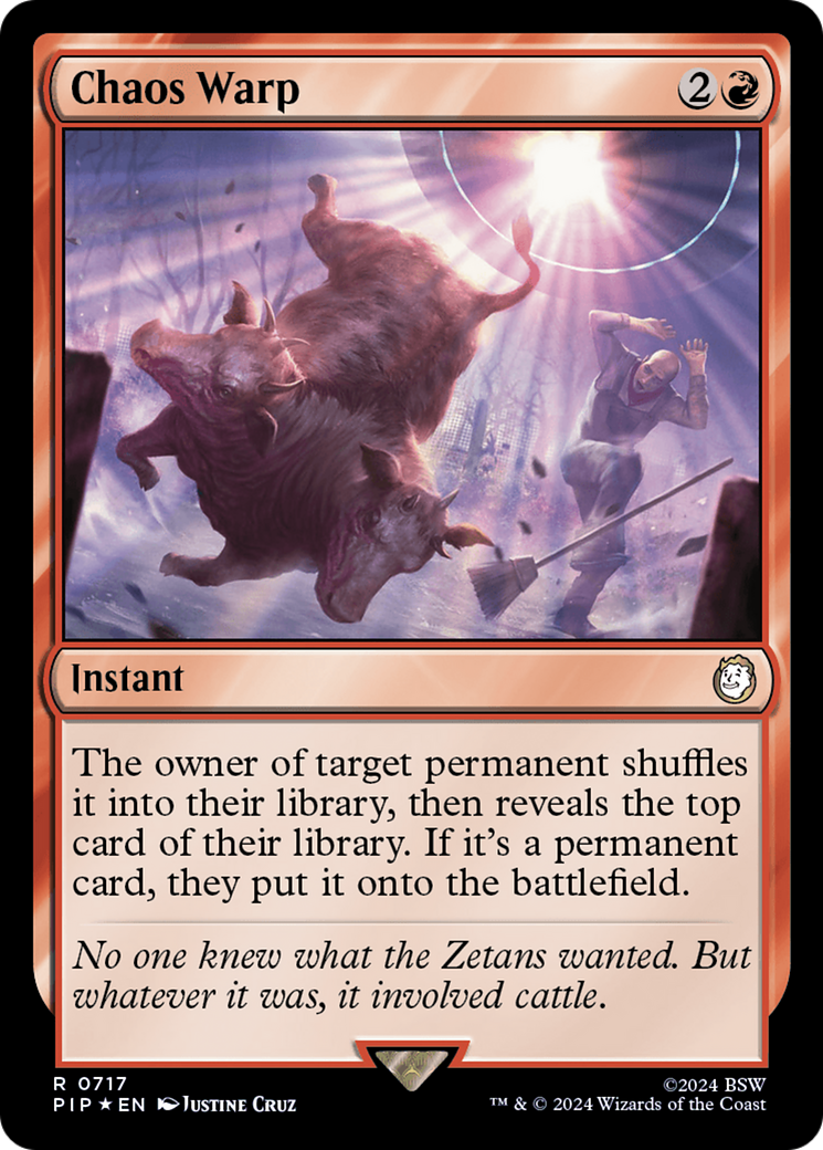 Chaos Warp (Surge Foil) [Fallout] - Magic: The Gathering - Card Brawlers | Quebec | Canada |