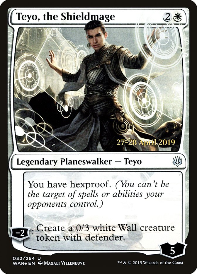 Teyo, the Shieldmage [War of the Spark Prerelease Promos] - Magic: The Gathering - Card Brawlers | Quebec | Canada |