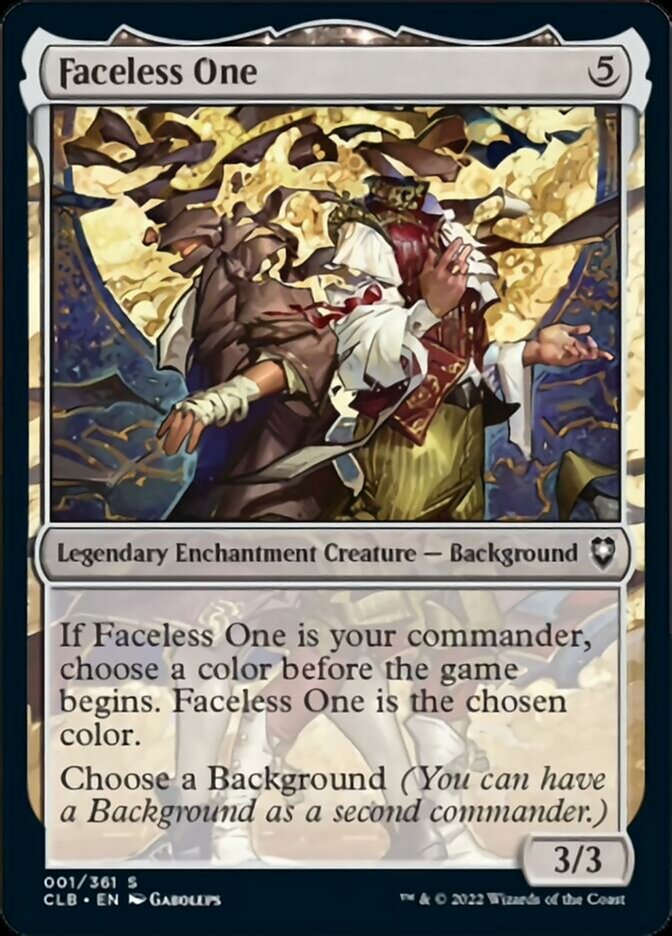 Faceless One [Commander Legends: Battle for Baldur's Gate] - Magic: The Gathering - Card Brawlers | Quebec | Canada |