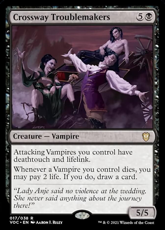 Crossway Troublemakers [Innistrad: Crimson Vow Commander] - Magic: The Gathering - Card Brawlers | Quebec | Canada |