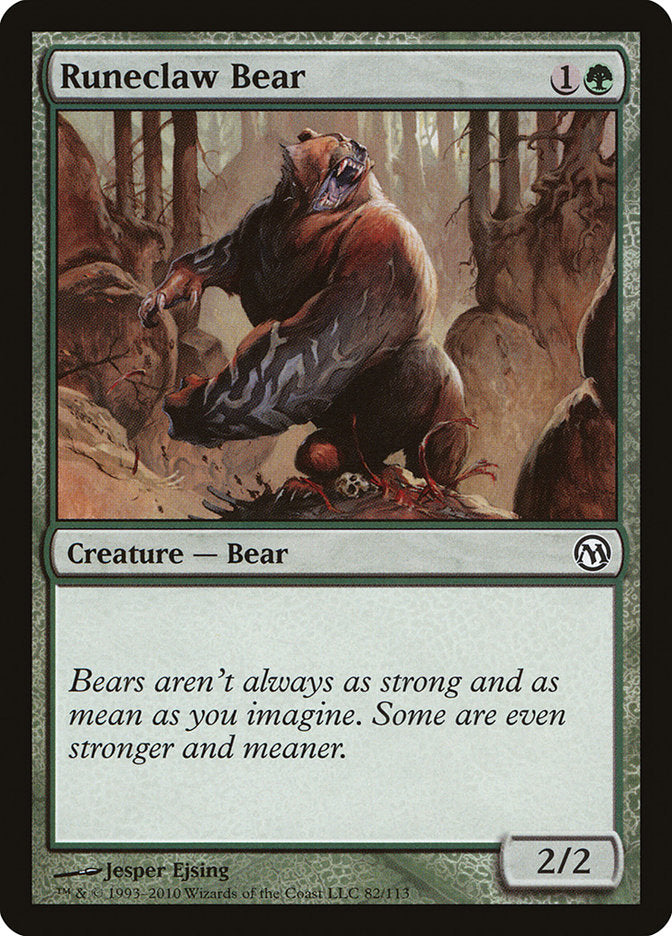 Runeclaw Bear [Duels of the Planeswalkers] - Magic: The Gathering - Card Brawlers | Quebec | Canada |